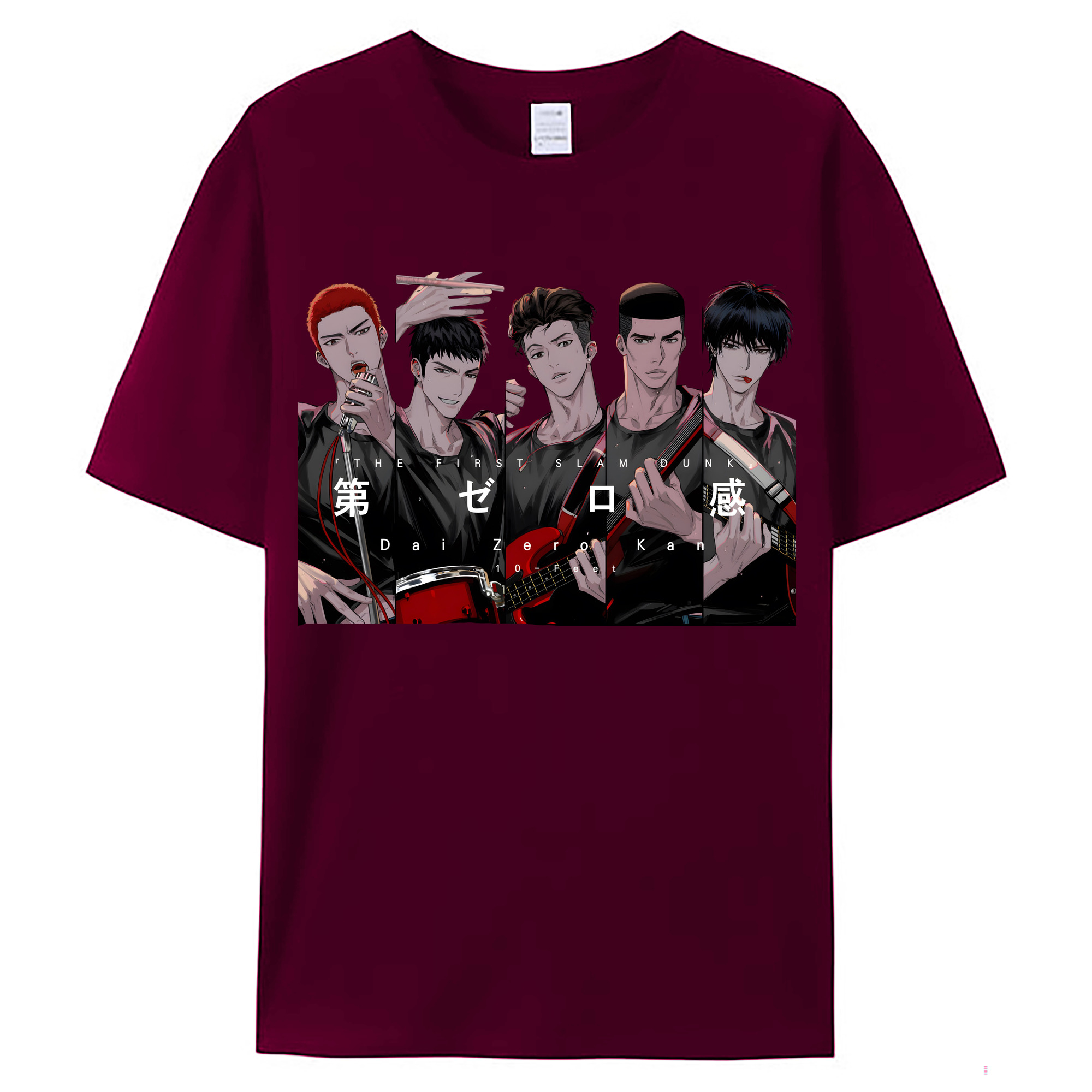 （画像用） SLAM DUNK／スラムダンク レディースカジュアルプリントTシャツ（綿100％）